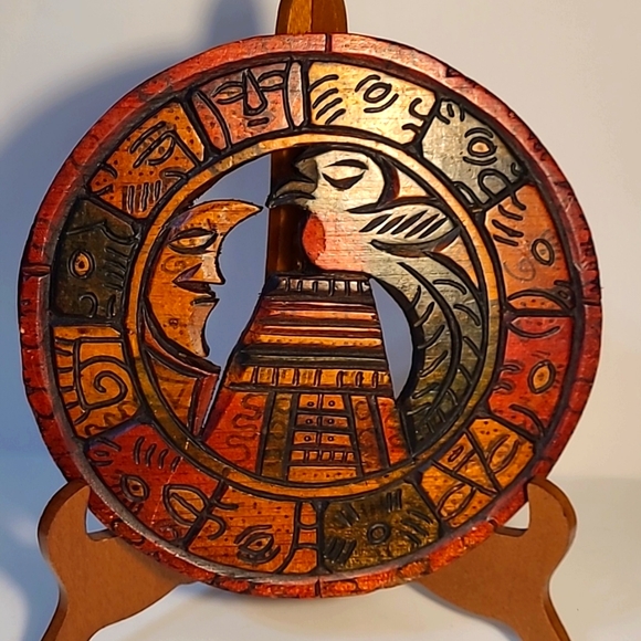Vintage Mayan/Aztec Wall Art - Picture 1 of 5